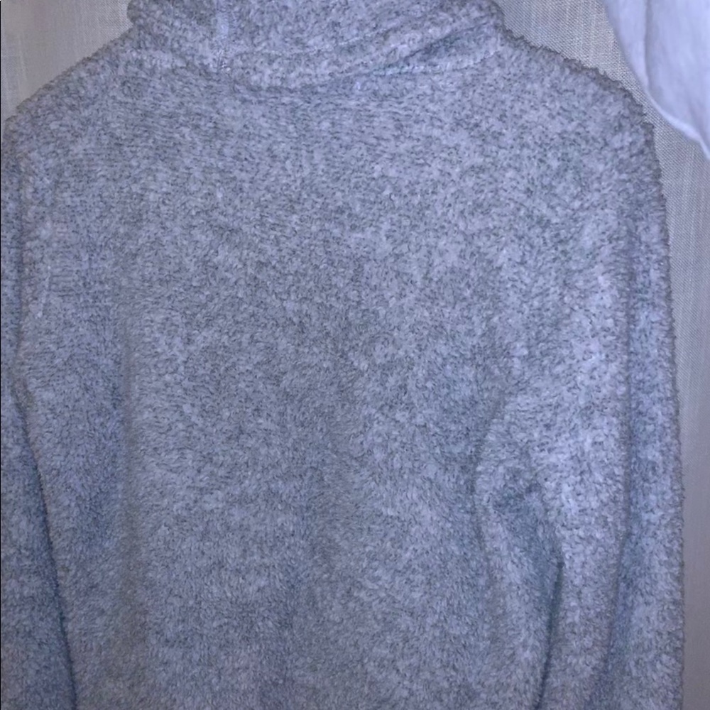 aerie Fleece Turtleneck Sweater - Picture 2 of 3